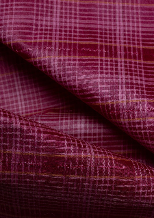 Handwoven Checked Fabric