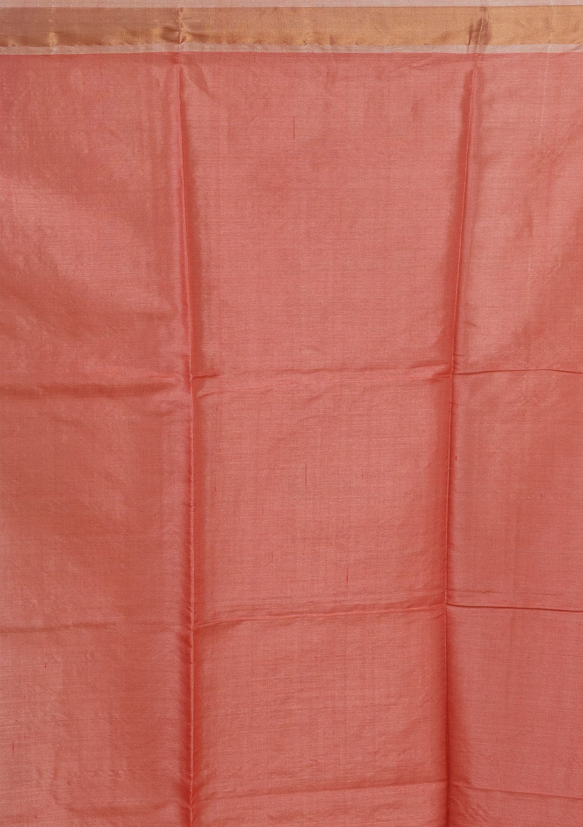 Handwoven Baby Pink Tussar Silk Saree