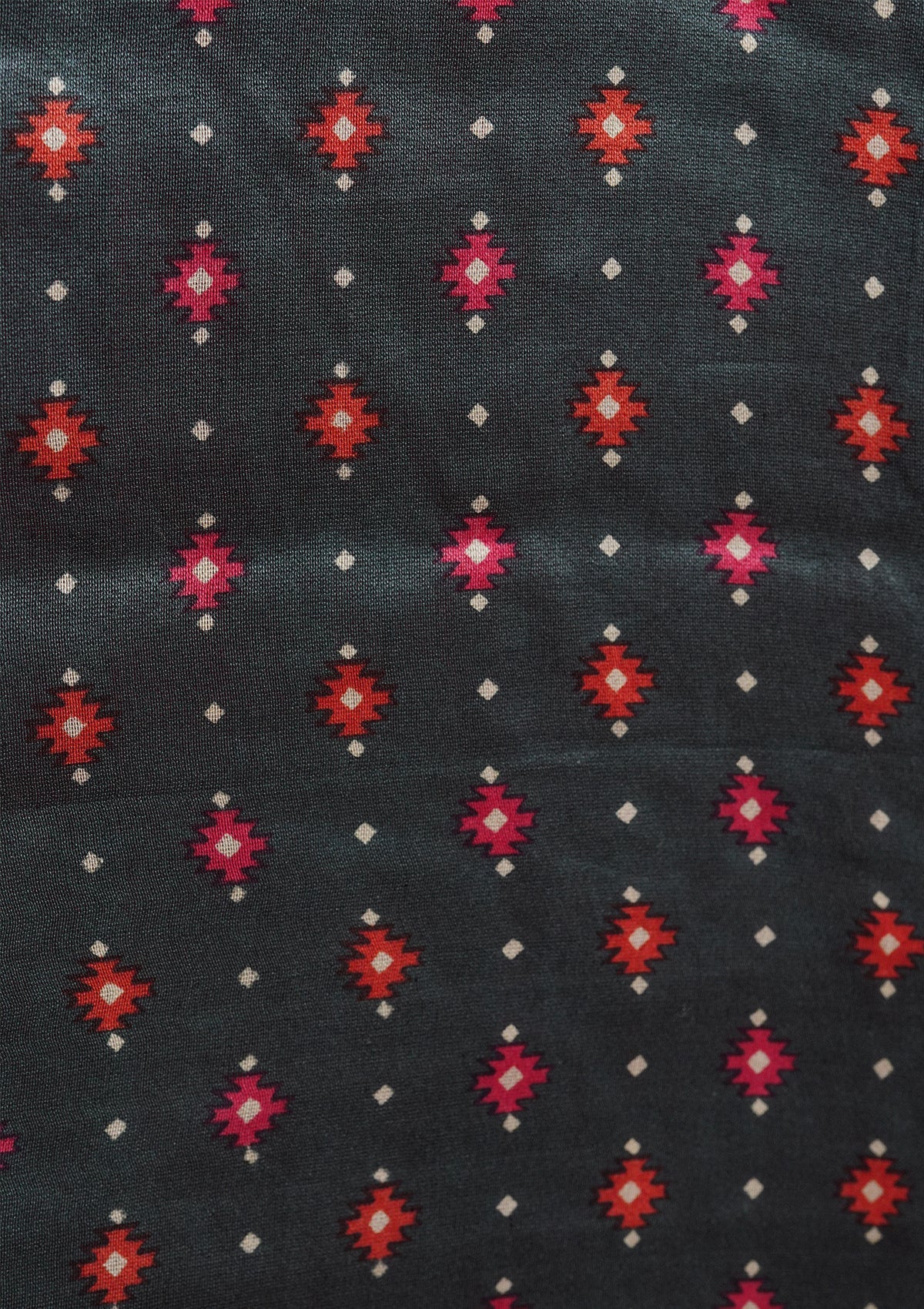 Handwoven Black and Pink Chanderi Silk Suit Piece