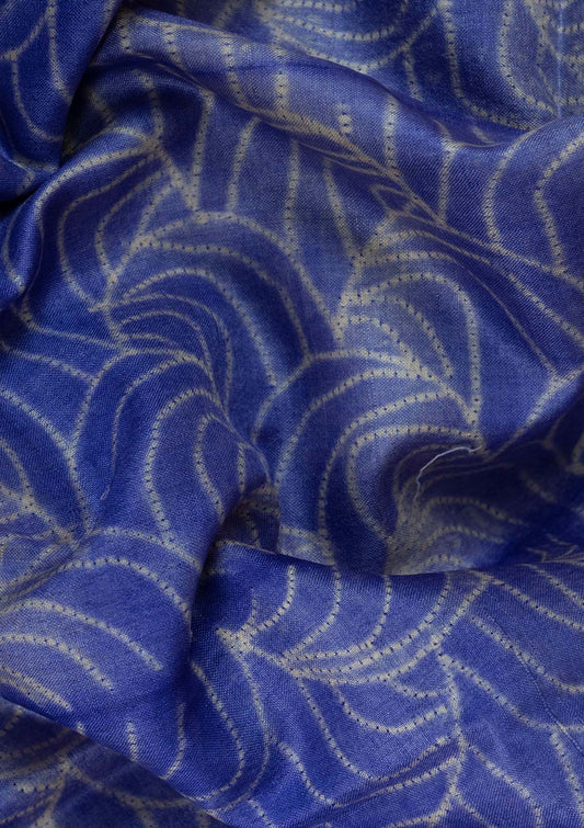 Handwoven Indigo Shibori Fabric