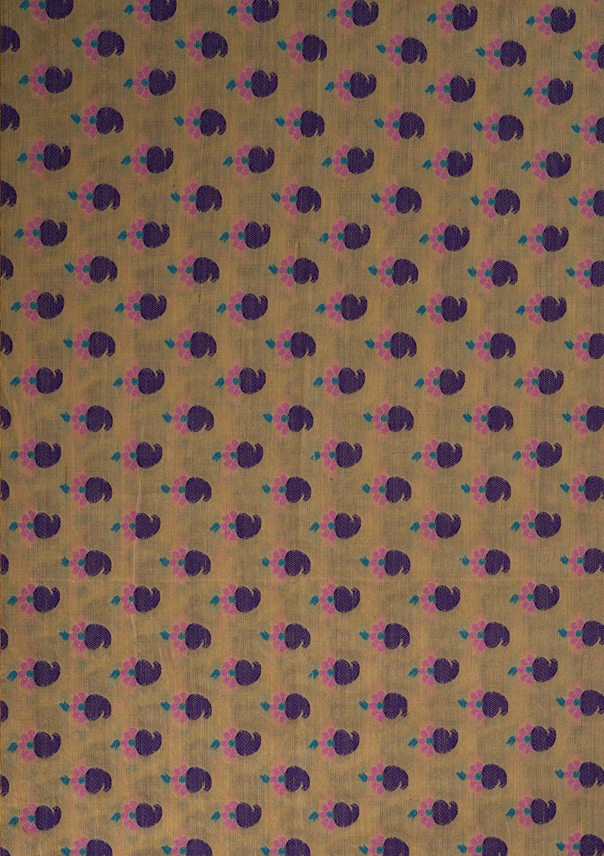 Handwoven Butterscotch Chanderi Fabric