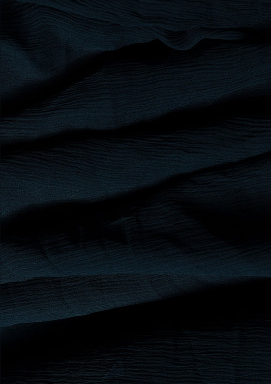 Royal Blue Wrinkled Fabric