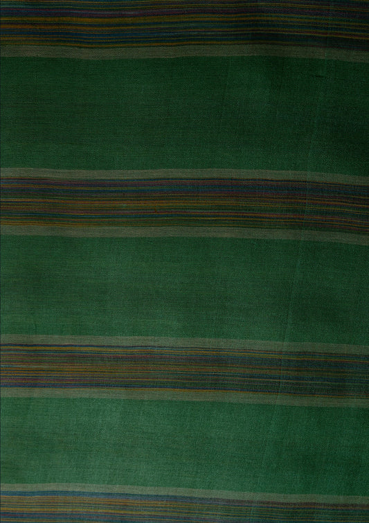 Handwoven Green Vegetable Silk Fabric