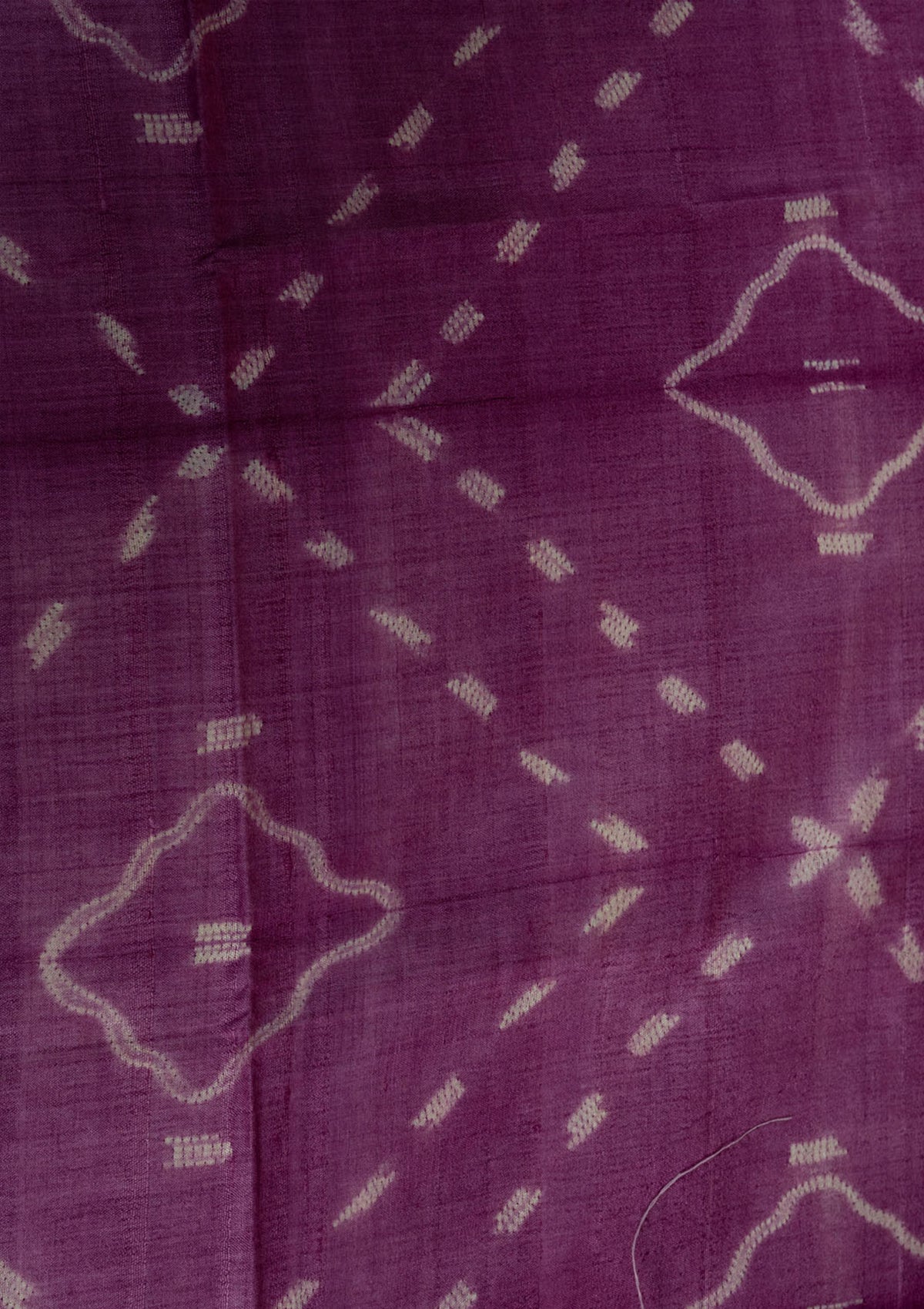 Handwoven Violet Shibori Fabric